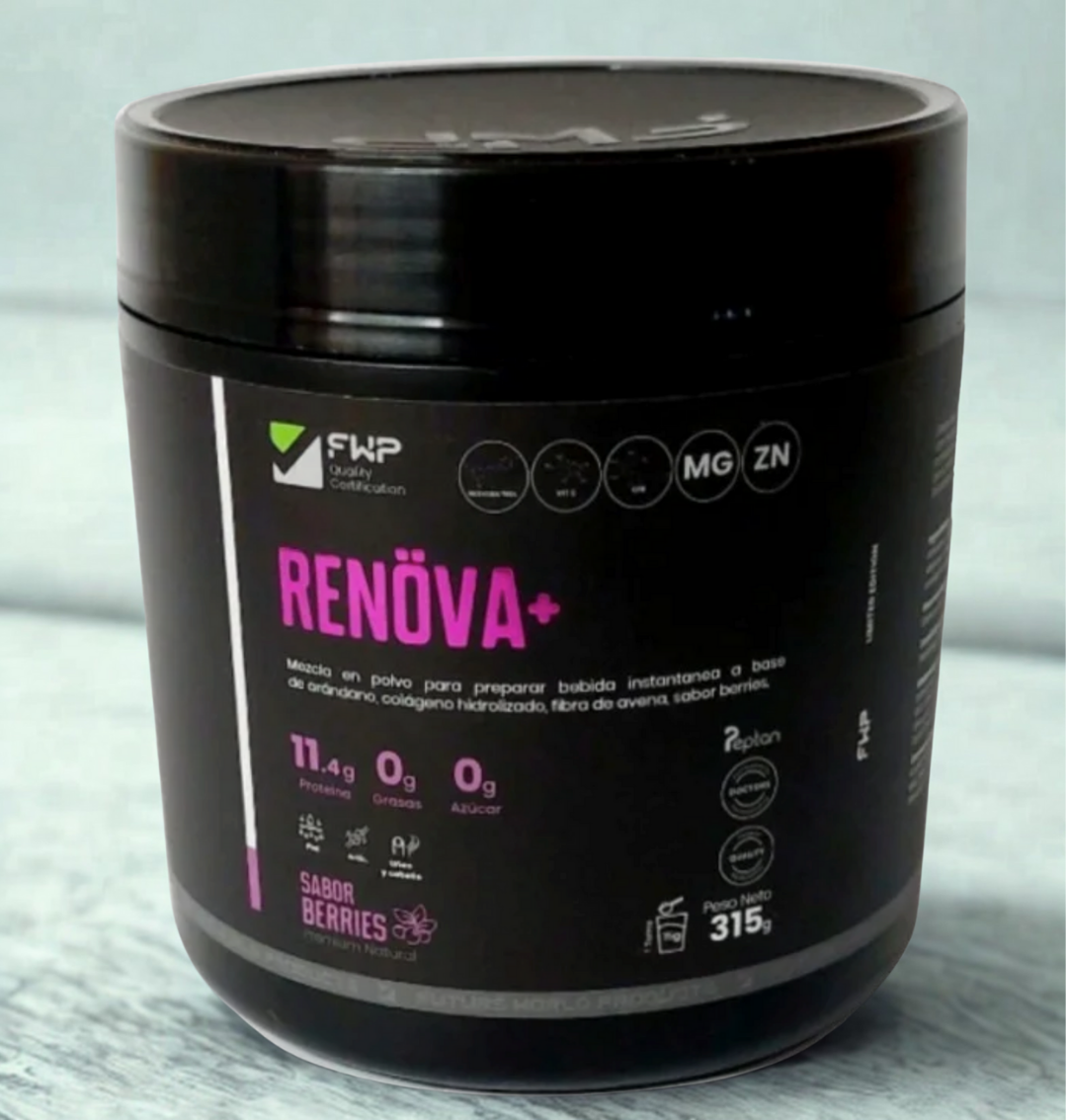 Renöva+ | Colágeno con Doble Hidrolización para Resultados Visibles en Semanas