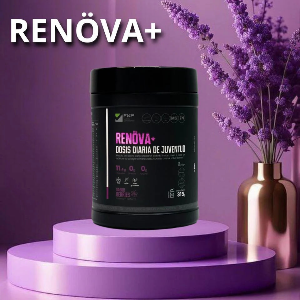 Renöva+ | Colágeno con Doble Hidrolización para Resultados Visibles en Semanas