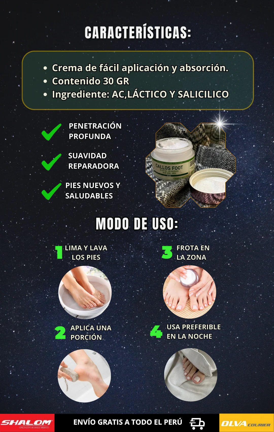 CALLOS-FOOT COMBATE LOS CALLOS AHORA