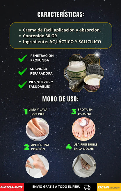 CALLOS-FOOT COMBATE LOS CALLOS AHORA