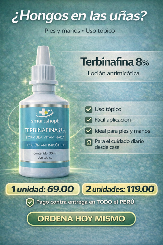 🔥 Terbinafina 8% | Resultados Visibles en Semanas