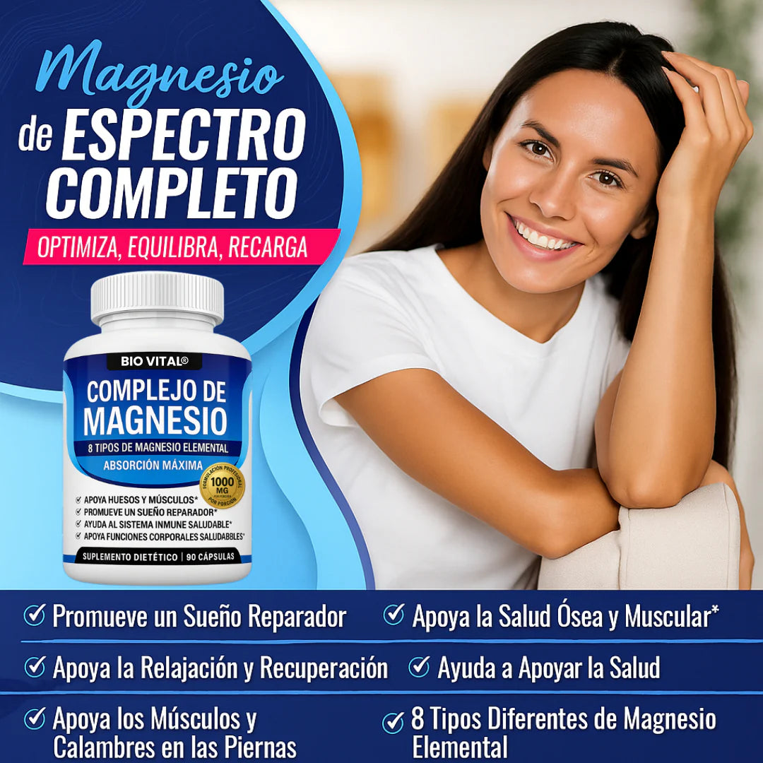 MAGNESIO COMPLEX 50% DESCUENTO🚨