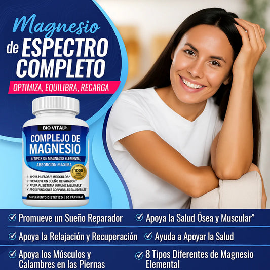MAGNESIO COMPLEX 50% DESCUENTO🚨