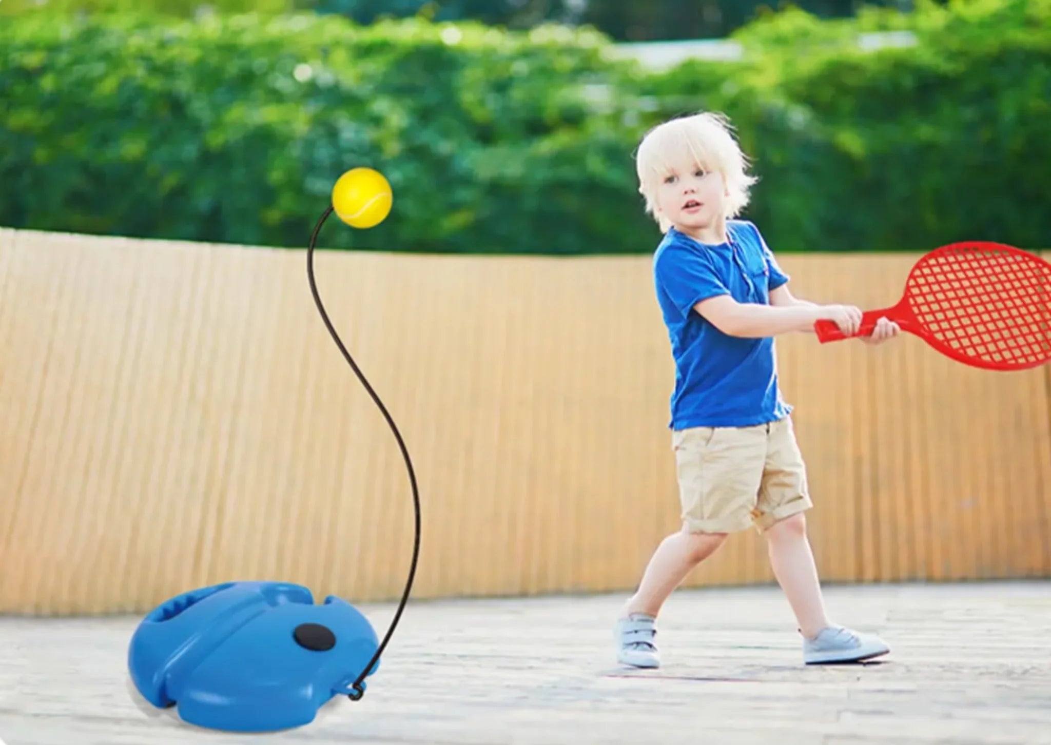 SET DE TENIS 3 EN 1 (2 Raquetas +2 pelotas de Tenis + 1 Bádminton)